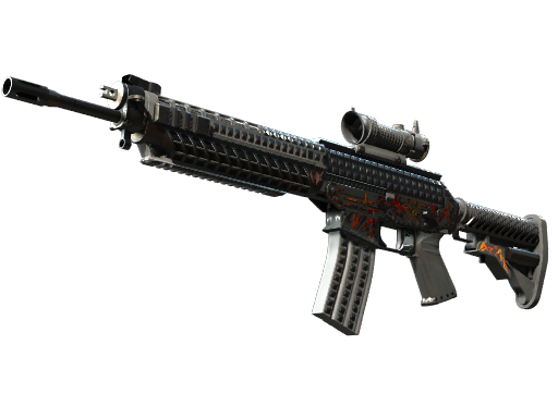 StatTrak™ SG 553 | Schwermetall