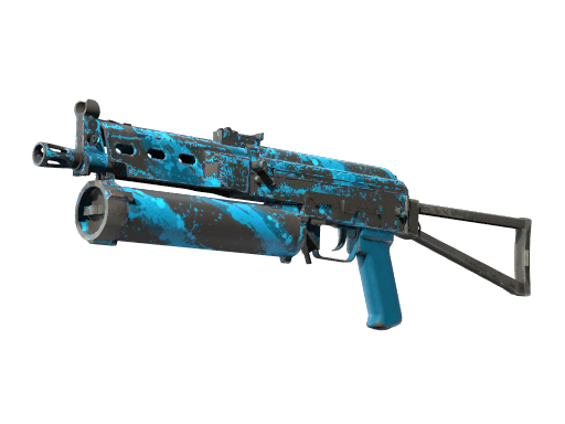 StatTrak™ PP-Bizon | Trainées bleues