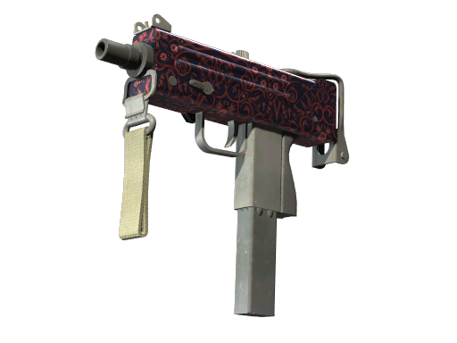 MAC-10 | Rotes Filigranwerk