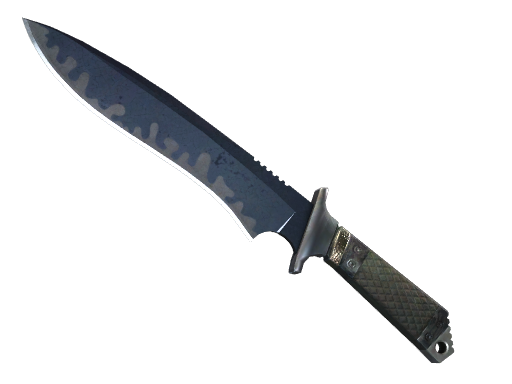 Klassisches Messer (★) | Blauer Stahl