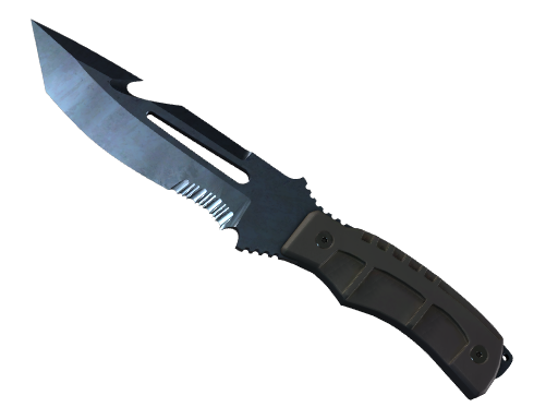 StatTrak™ ★ Нож выживания | Вороненая сталь