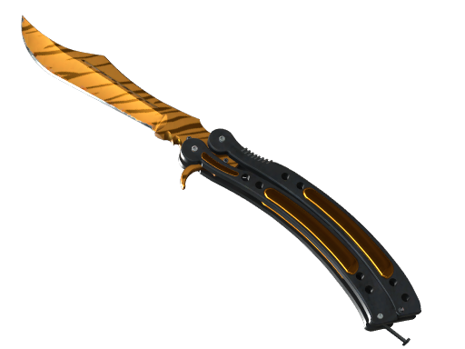 StatTrak™ Couteau papillon (★) | Dent de tigre