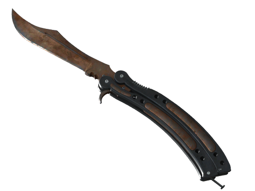 StatTrak™ ★ Butterfly Knife | Rust Coat