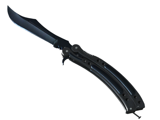 StatTrak™ ★ Butterfly Knife | Blue Steel