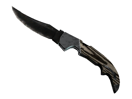 Falchion-Messer (★) | Schwarz laminiert