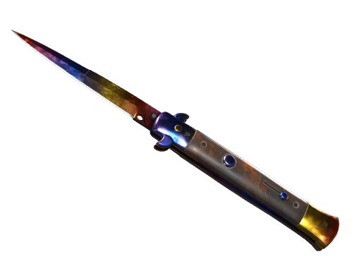 Stiletto Knife | Marble Fade