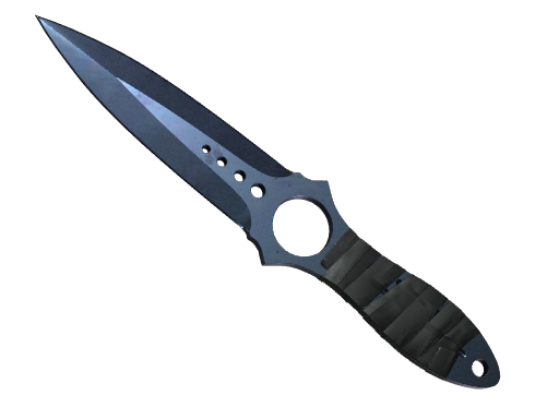 Couteau squelettique (★) | Acier bleui