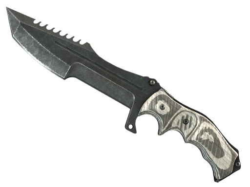 StatTrak™ Huntsman Knife | Black Laminate