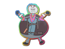 Sticker | Poorly Drawn Bloody Darryl (Holo)