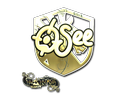 Sticker | oSee (Gold) | Paris 2023