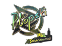 Sticker | Plopski (Holo) | Stockholm 2021