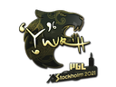 Sticker | yuurih (Gold) | Stockholm 2021