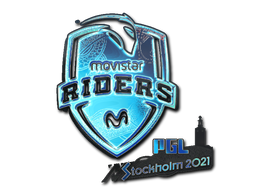 Aufkleber | Movistar Riders (Holo) | Stockholm 2021