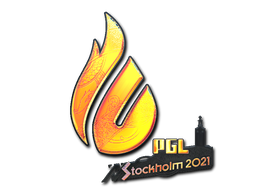 Наклейка | Copenhagen Flames (голографическая) | Стокгольм 2021