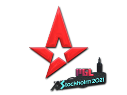 Наклейка | Astralis (металлическая) | Стокгольм 2021
