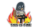 Sticker | This Is Fine (T)