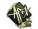 Sticker | apEX (Gold) | Rio 2022