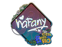 Sticker | nafany (Glitter) | Rio 2022