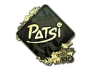 Sticker | Patsi (Gold) | Rio 2022