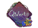 Sticker | qikert (Glitter) | Rio 2022
