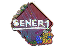 Sticker | SENER1 (Glitter) | Rio 2022