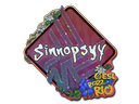 Sticker | sinnopsyy (Glitter) | Rio 2022