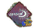 Sticker | syrsoN (Glitter) | Rio 2022