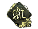 Sticker | FL1T (Gold) | Rio 2022