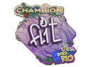 Sticker | FL1T (Champion) | Rio 2022