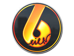 Sticker | Niveau 6 : flamme (holo)