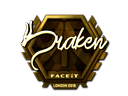 Sticker | draken (Gold) | London 2018
