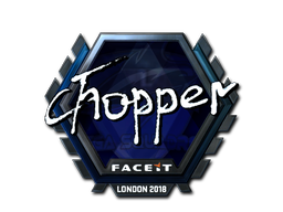 Sticker | chopper (premium) | Londres 2018
