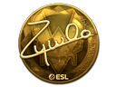 Sticker | ZywOo (Gold) | Katowice 2019