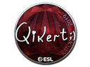 Sticker | qikert (Foil) | Katowice 2019
