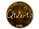 Sticker | qikert (Gold) | Katowice 2019