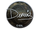 Sticker | dennis (Foil) | Katowice 2019