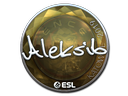 Sticker | Aleksib (Foil) | Katowice 2019