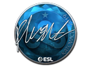 Sticker | flusha (Foil) | Katowice 2019