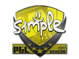 Naklejka | s1mple | Kraków 2017