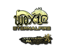 Sticker | woxic (Gold) | Antwerp 2022