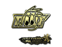 Sticker | WOOD7 (Gold) | Antwerp 2022