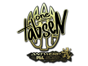 Sticker | tabseN (Gold) | Antwerp 2022
