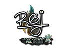 Sticker | roeJ (Glitter) | Antwerp 2022