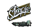 Sticker | s1mple (Glitter) | Antwerp 2022
