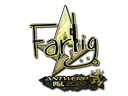 Sticker | Farlig (Gold) | Antwerp 2022