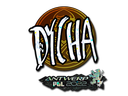 Sticker | dycha (Glitter) | Antwerp 2022