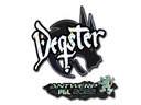 Sticker | degster (Glitter) | Antwerp 2022