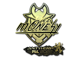 Наклейка | m0NESY (Gold) | Antwerp 2022