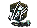 Sticker | NAF (Glitter) | Antwerp 2022