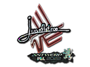 Sticker | juanflatroo (Glitter) | Antwerp 2022